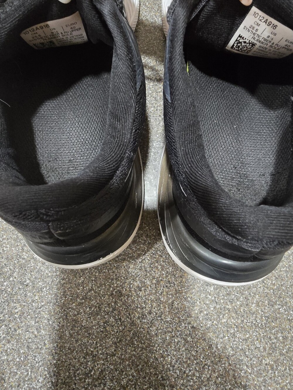 ASICS Gel-Excite 8 Women’s Running Shoes Black White Size 8.5 Athletic Sneakers - Picture 8 of 9